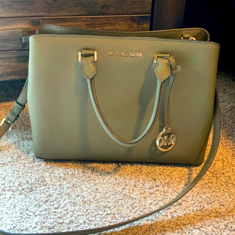 Michael Kors savannah large satchel and wallet